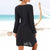 Black Open Sleeve Dress-Carmen Candela