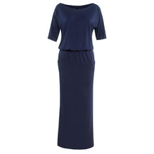 Boatneck Maxi Dress-Carmen Candela