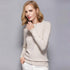 Classic Crew Neck Sweater - Cashmere Blend Pullover