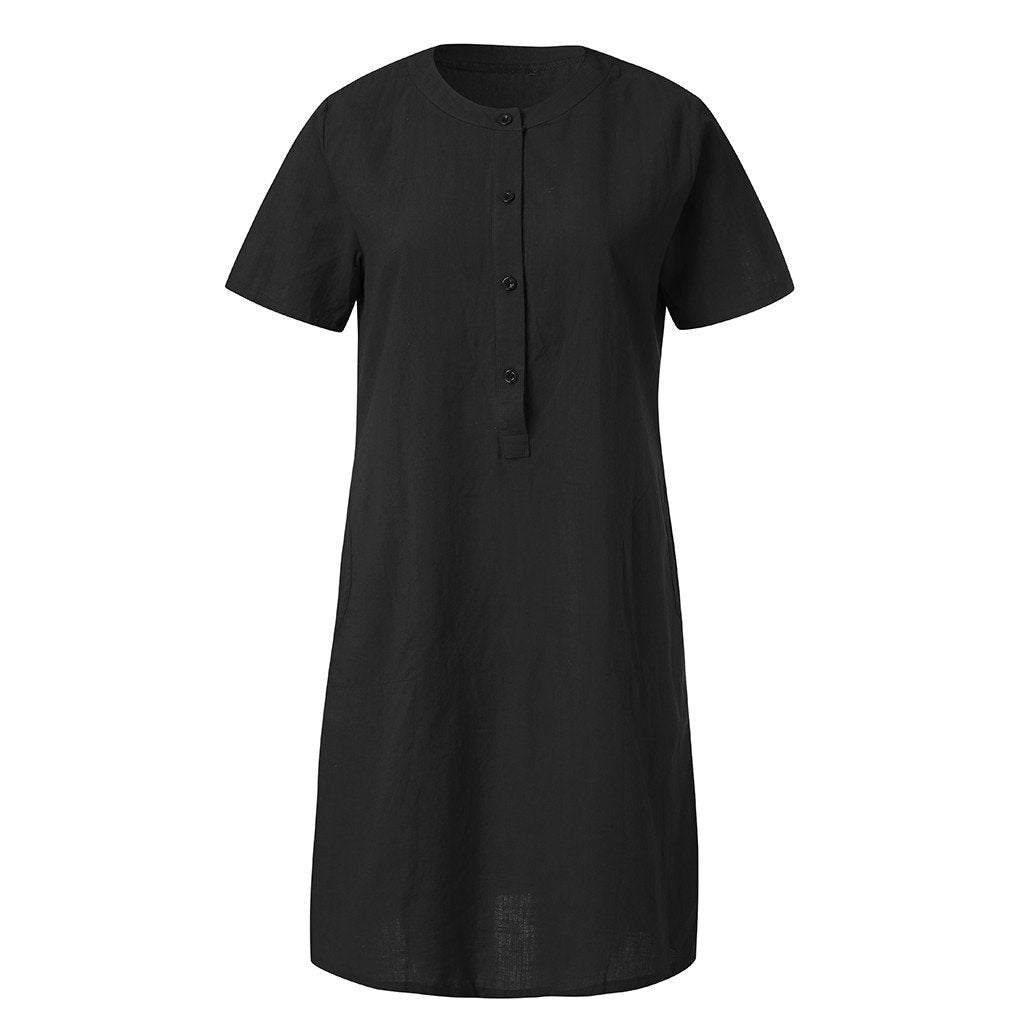 Linen Shirt Dress