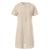 Linen Shirt Dress  - O Neck Button Front