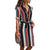 Shirt Dress - Bold Long Sleeve Striped Dress-Carmen Candela