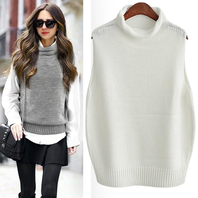 Sleeveless sweater