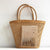 Textured Woven Straw Bag-Carmen Candela