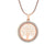 Tree of Life Round Small Pendant Necklace-Carmen Candela