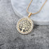 Tree of Life Round Small Pendant Necklace