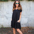 V Neck Tee Shirt Dress